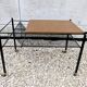 Table basse roulante, porte-revues, 1960
