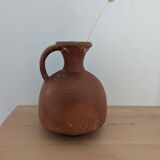 Terracotta amphora vase