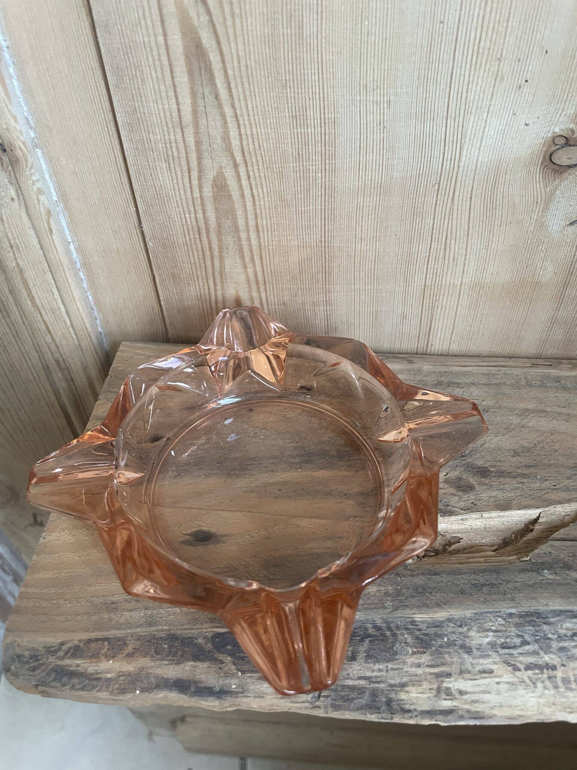 Rosaline ashtray Luminarc Art Deco