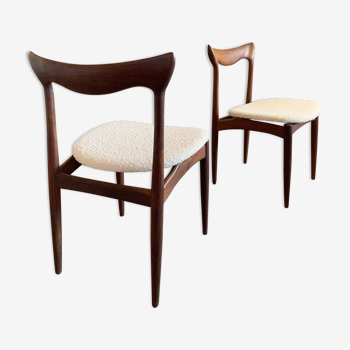 Paire de chaises H.W Klein édition Samcom