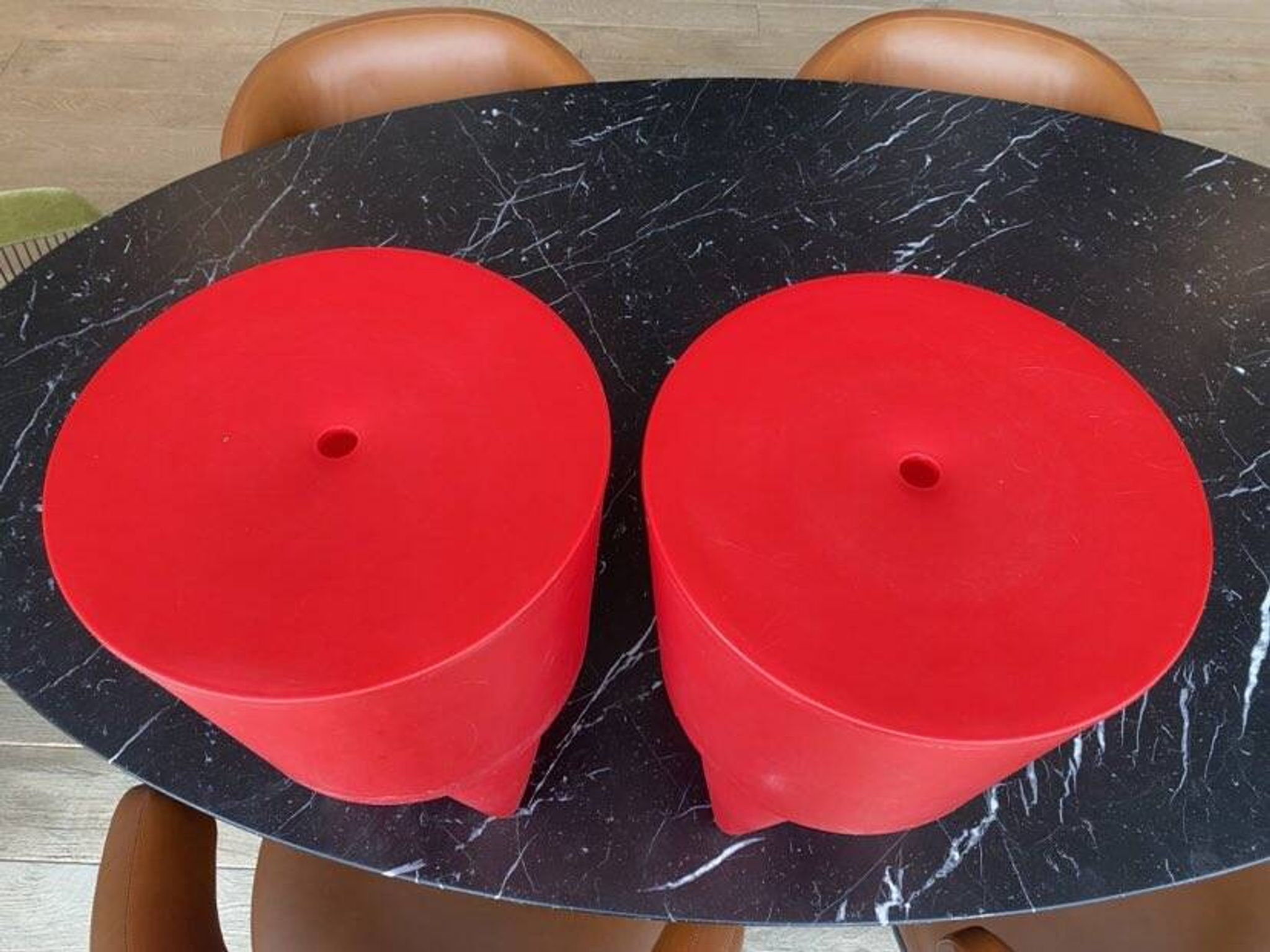 Set of 2 Bubu 1er stools by Philippe Starck