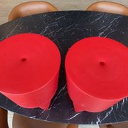 Set of 2 Bubu 1er stools by Philippe Starck