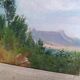 French vintage oil painting on board, signed A. Gillaz