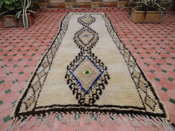 Beni Ouarain carpet 211 x 73 cm