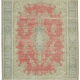 Handmade oriental contemporary 1980s 294 cm x 404 cm beige wool carpet