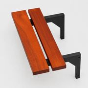 Vintage facade bench from the 1960s – set of 2