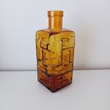 Empoli amber glass carafe