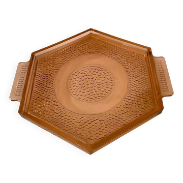Plat Art déco Rosaline Arcoroc – Vintage