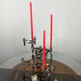 Lot of 8 BMF Nagel 1970 modular candlesticks