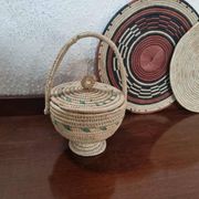 Set of 3 Woven African Baskets – Fulani Mbeedu from Cameroon