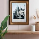 Heliogravure of Metz, vintage printed in 1926.