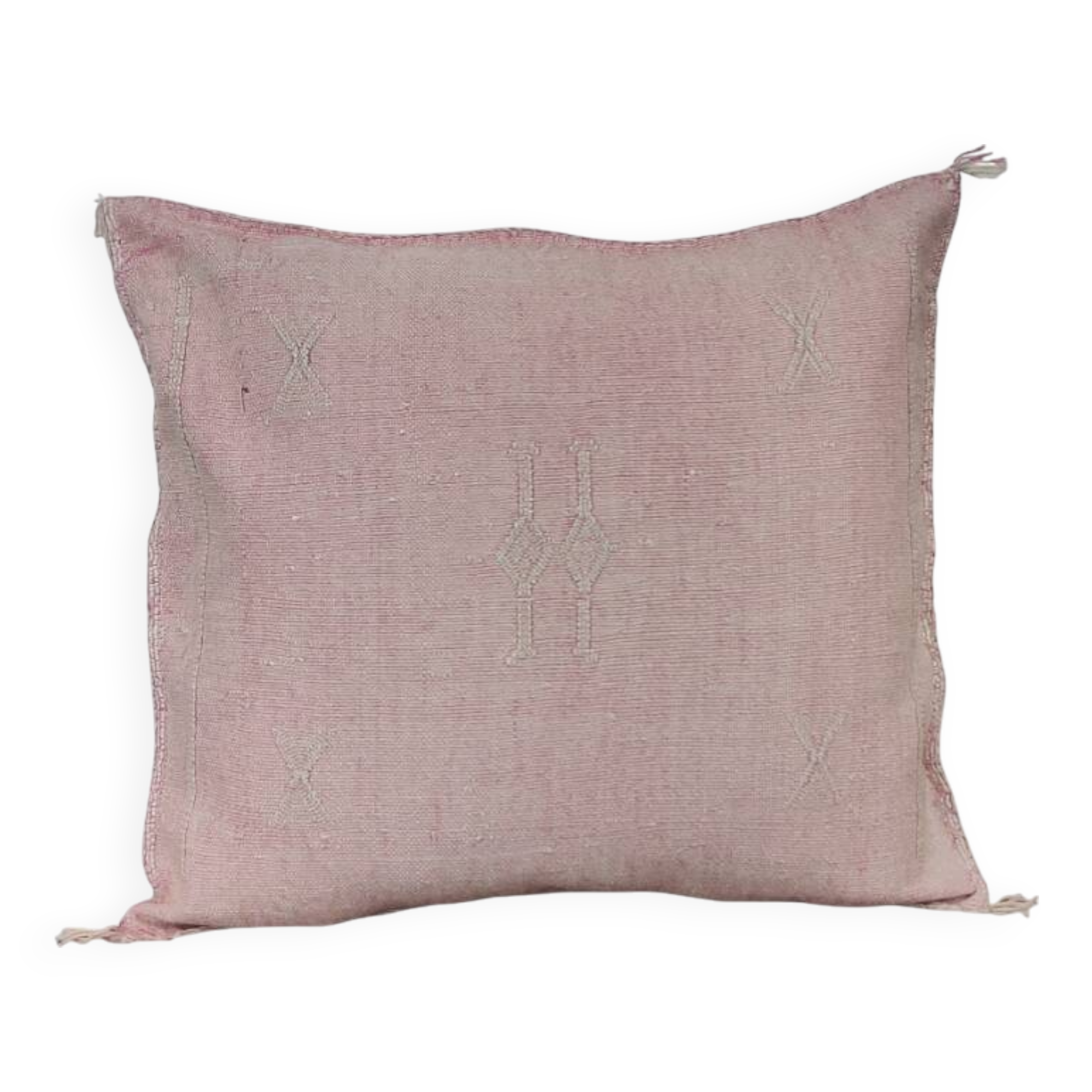 vintage pink Berber cushion