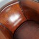 Vintage Dutch Cognac Leather Club Chairs, Set of 2