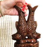 Double fish vase