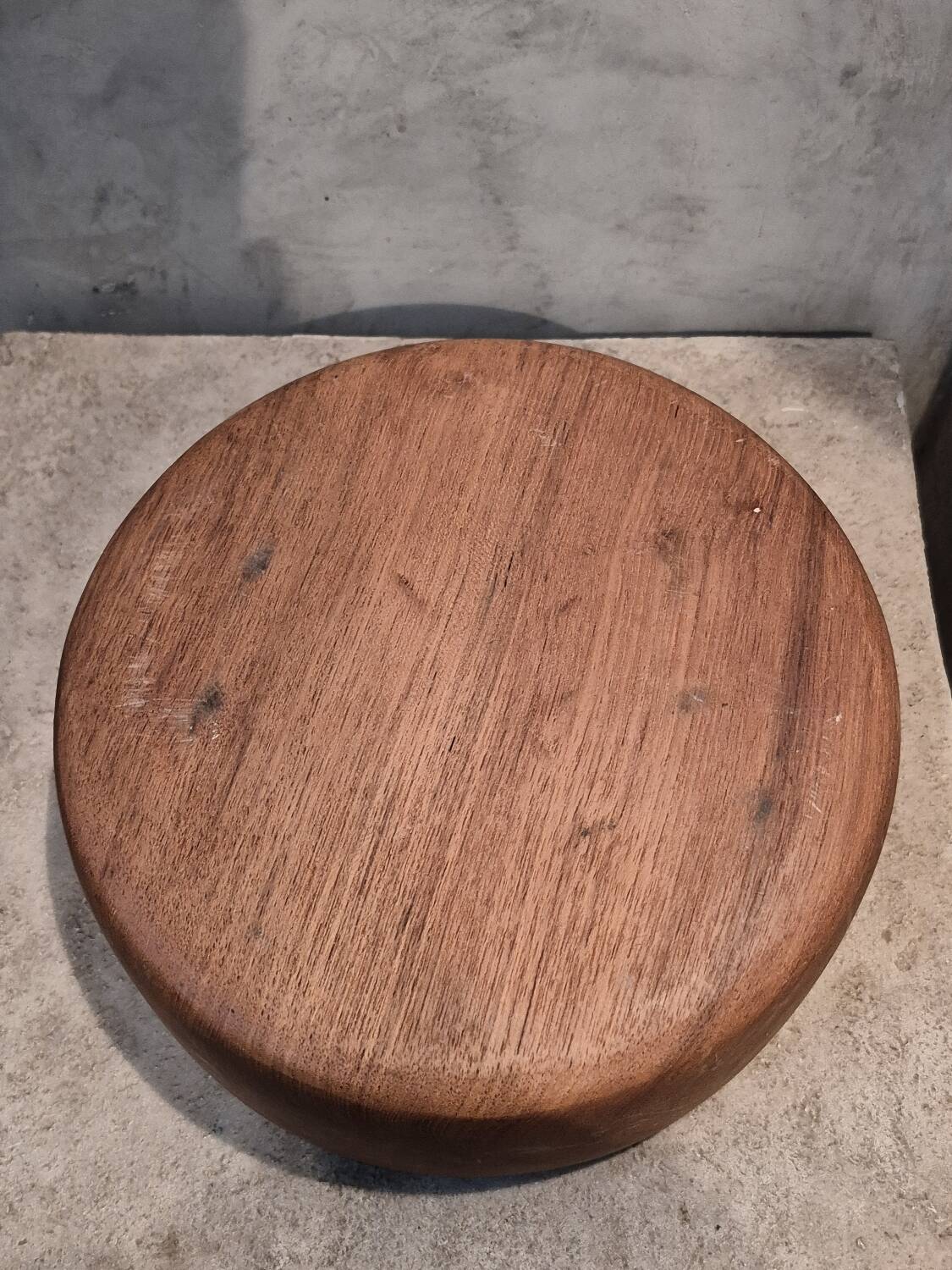 Coupe à fruits, saladier en teck