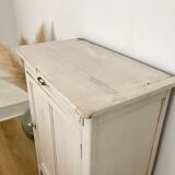 Antique patinated jam cupboard