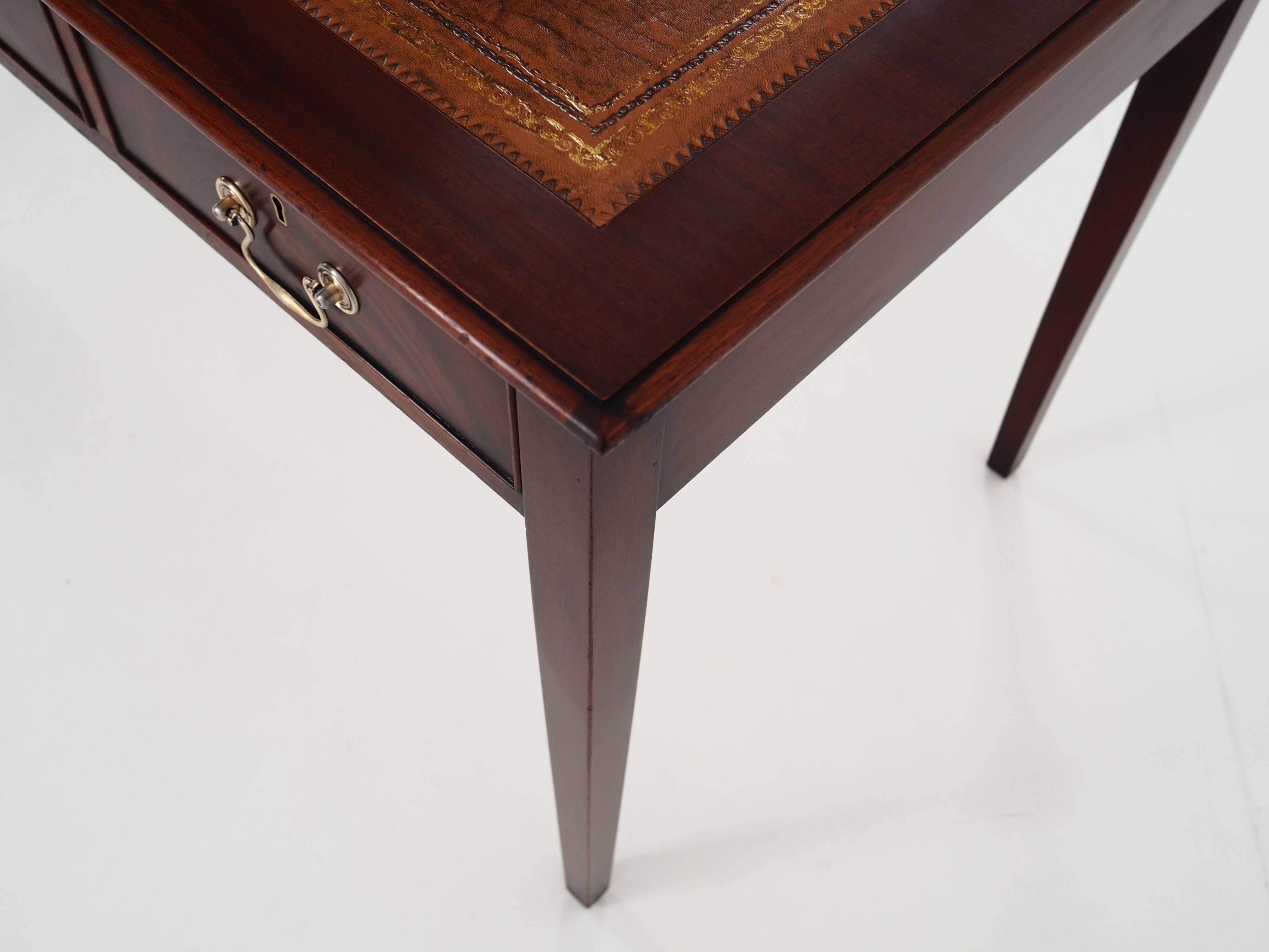 Mahogany desk, Danish design, 1970s, production: Denmark