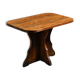 Solid wood dining table, French Alps, around 1970.