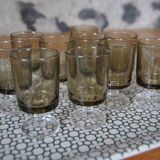Set of 10 70s shot glasses
