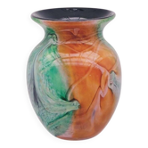 Vase « silice création »de jean michel operto en verre soufflé
