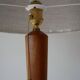 Scandinavian "diabolo" teak floor lamp, 1960s