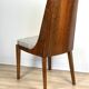 American Art Deco style chair, in solid walnut wood