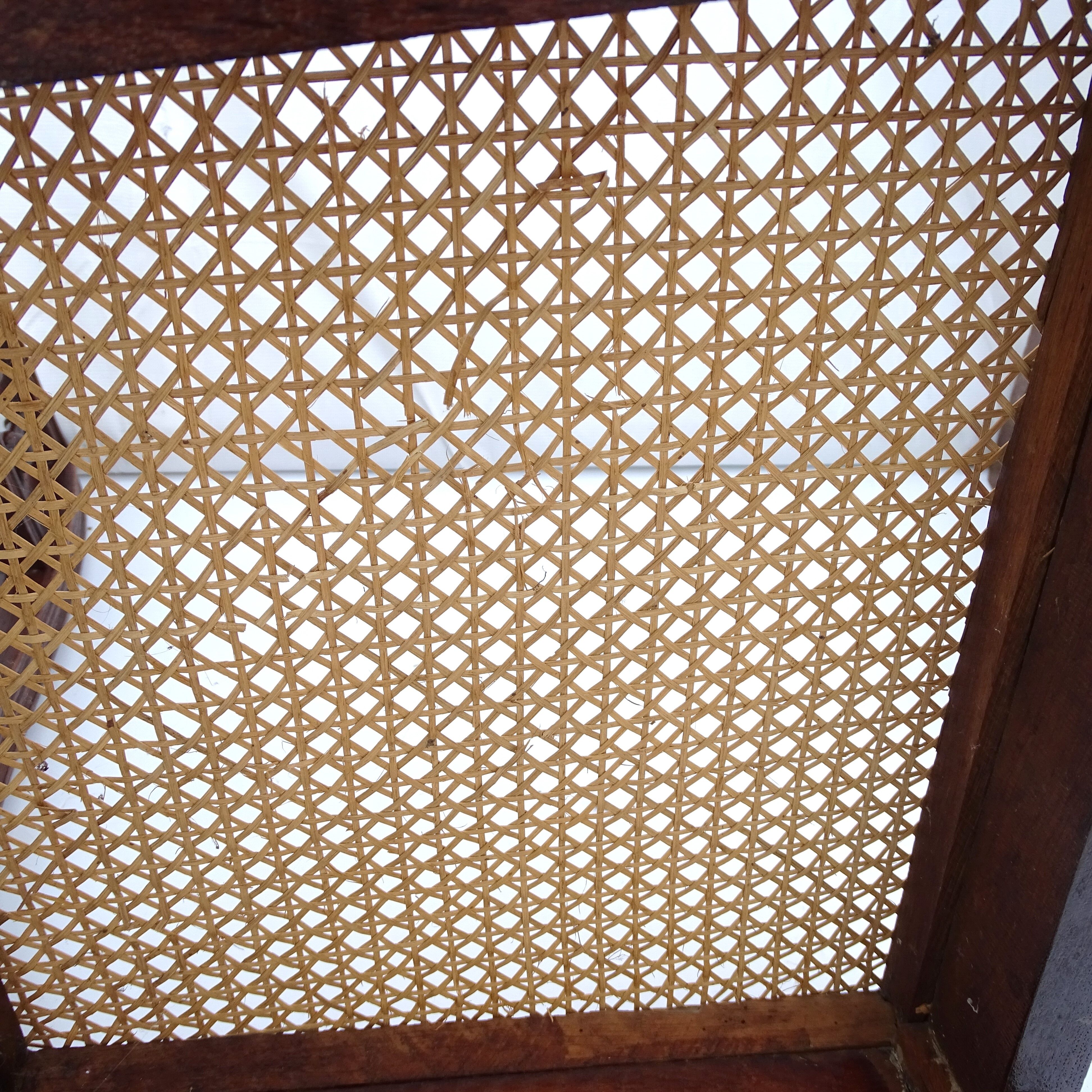 Set of 6 canned chairs