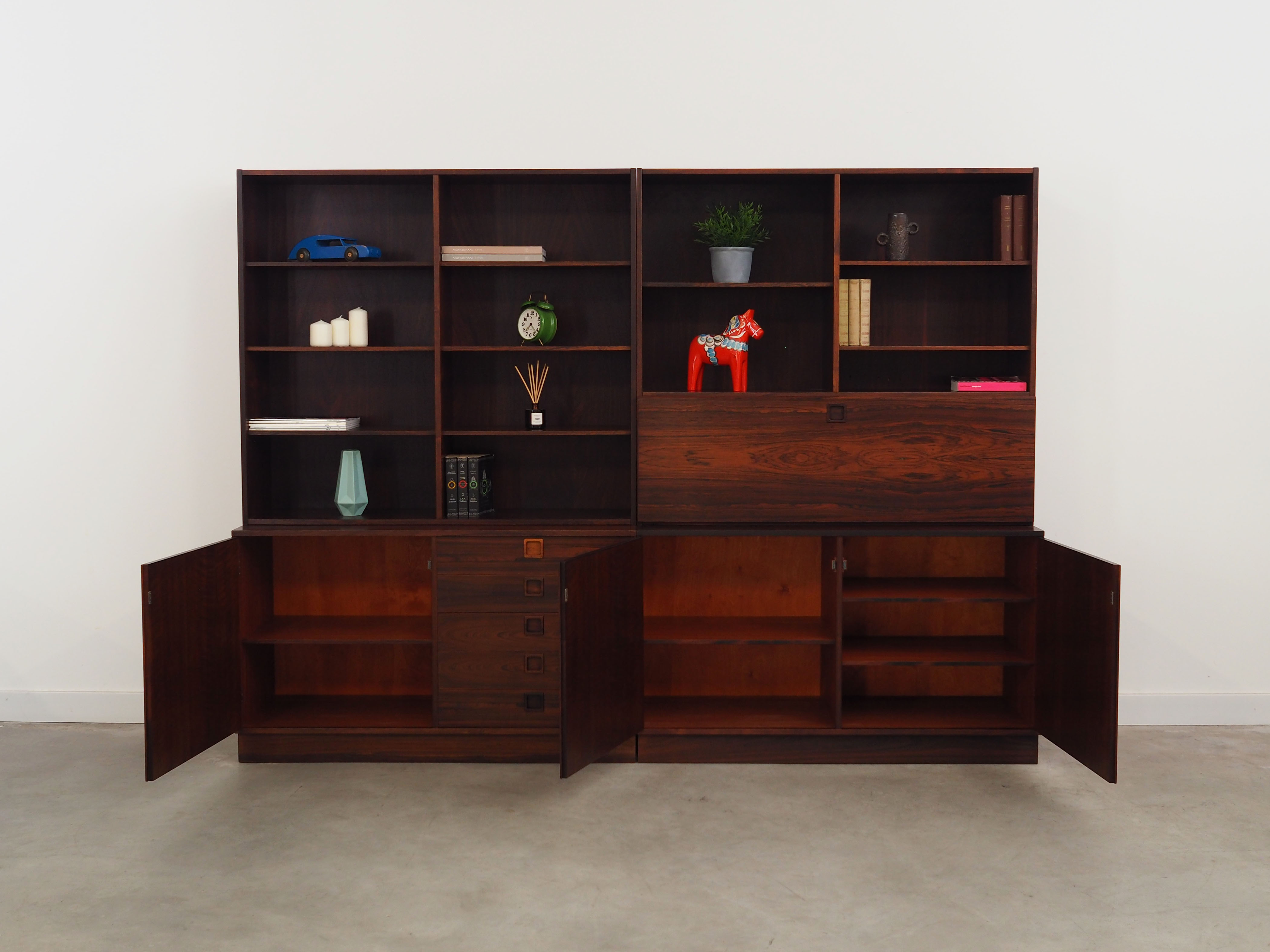 Set of rosewood bookcases, Danish design, 1970s, designer: Peter Løvig Nielsen