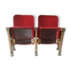 Pair of 1950s Fischel movie chairs