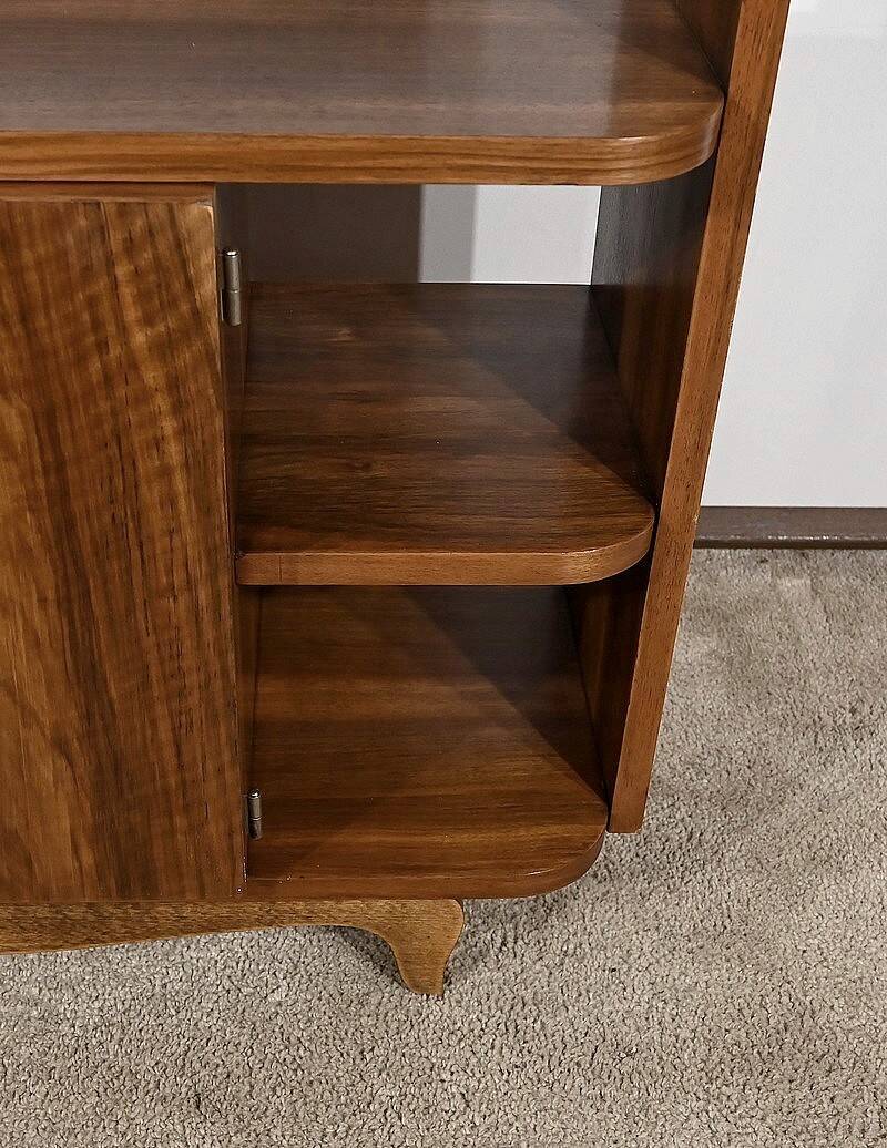 Small Walnut Serving Unit, Art Deco – 1940