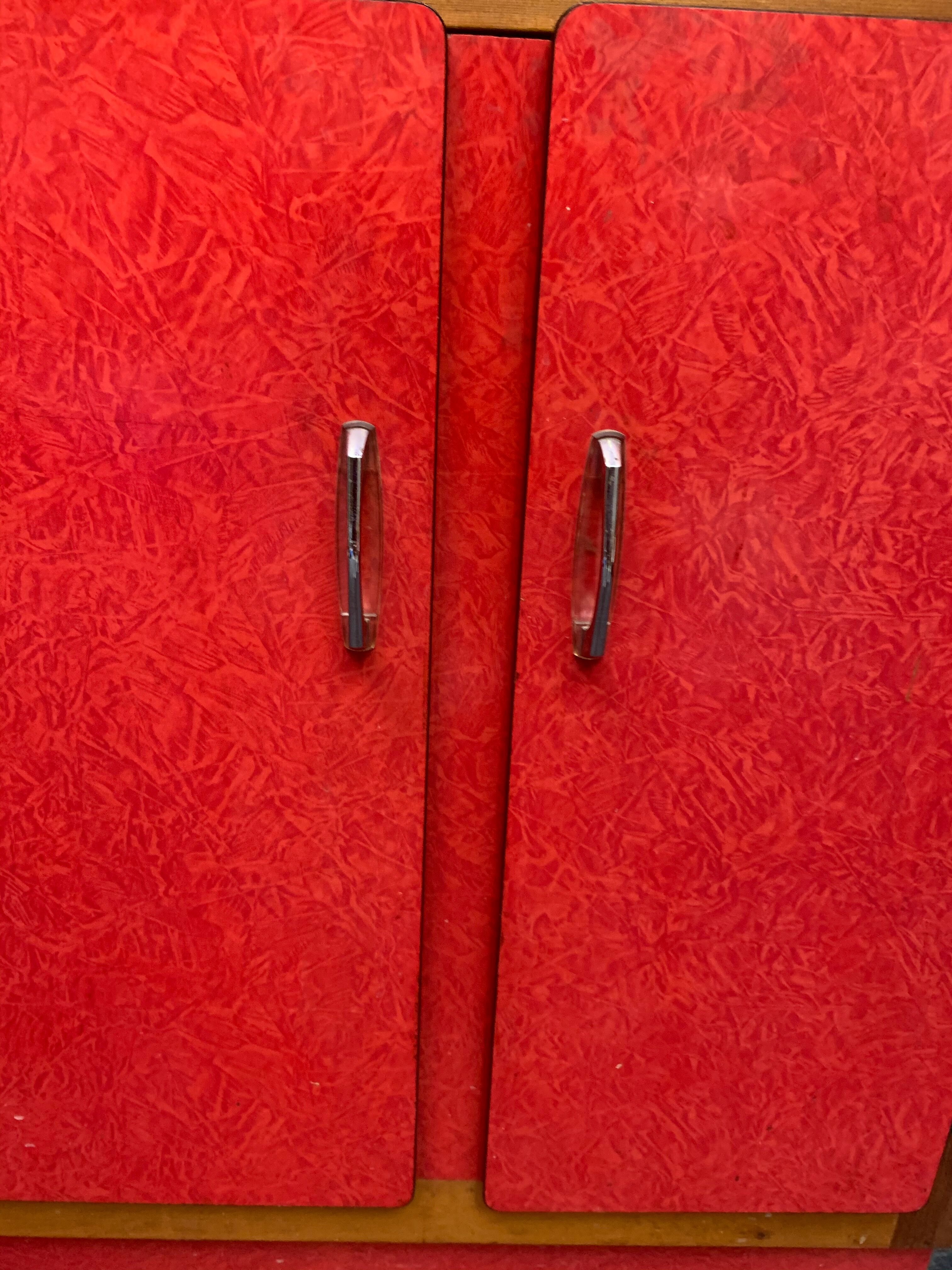 Meuble vintage en formica 1960