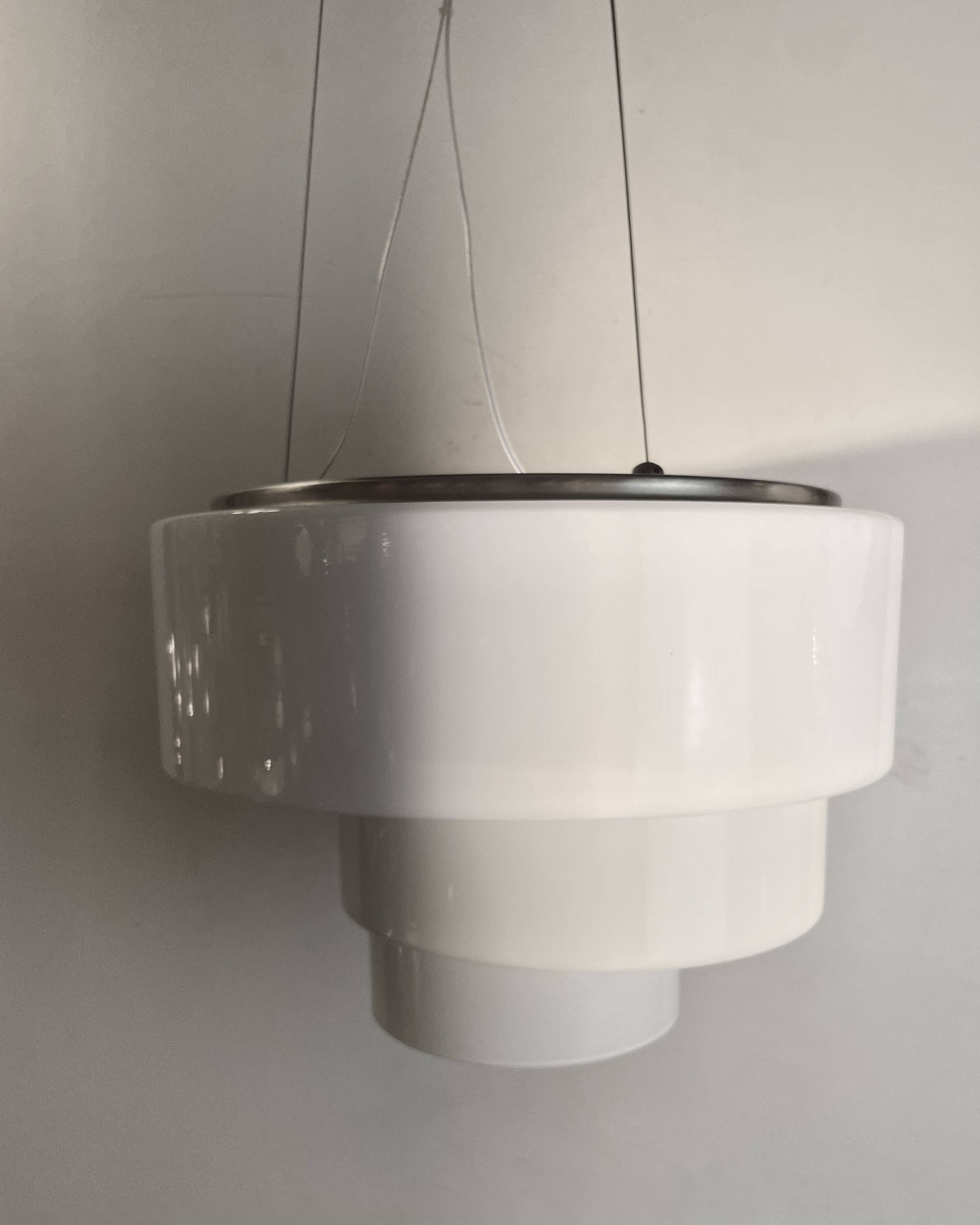 Loop, suspension Murano par Toso & Massari pour Leucos, années 2010