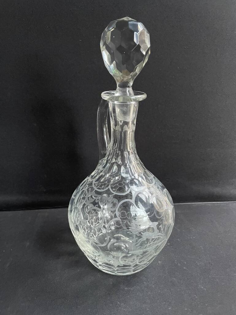 Ewer carafe – Blown and cut crystal