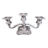 Candlestick in silver metal