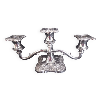 Candlestick in silver metal