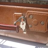 Old suitcase of 50-60 years