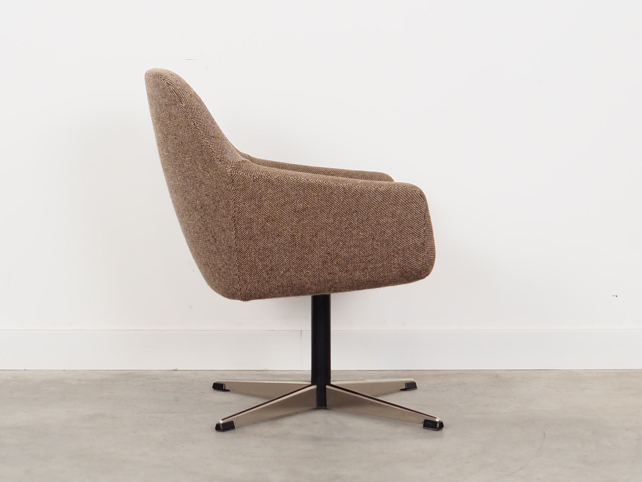 Fauteuil pivotant, design danois, années 1970, production: Danemark