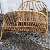 Rattan bed