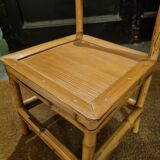 small bamboo chair