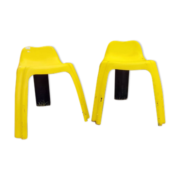 2 chaises ginger 1970