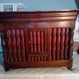 Antique walnut panetière furniture