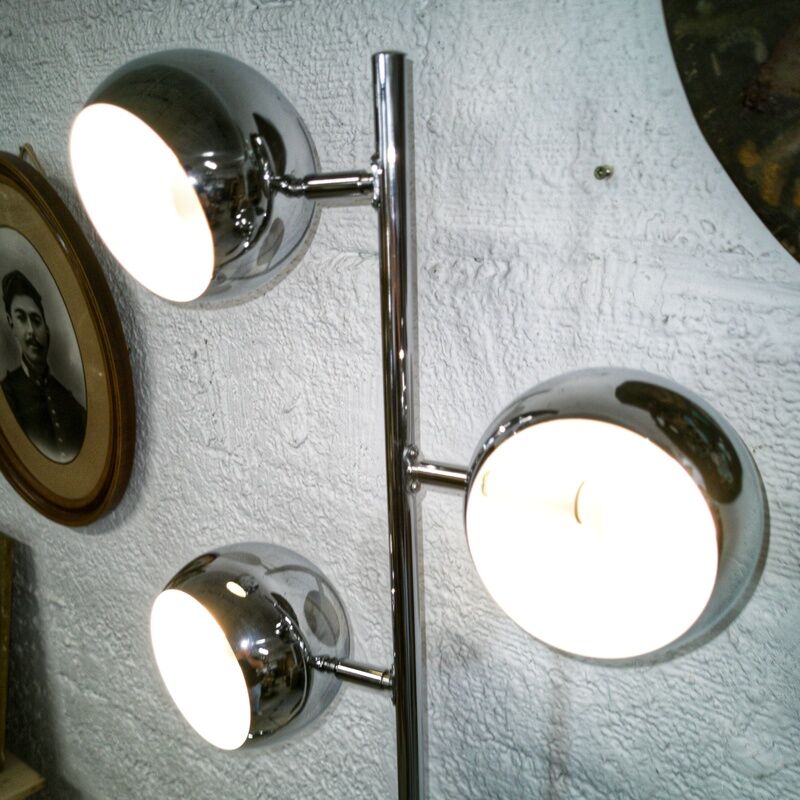 Floor lamp "eye ball" tulip foot