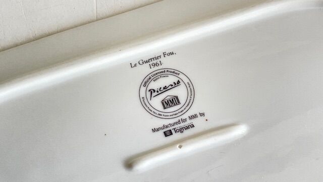 Presentation Plate SIGNED by Picasso