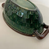 Soupière ou légumière en barbotine (numérotée) des années 50