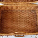 Rattan suitcase 70s