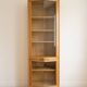 Antique wooden display cabinet
