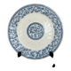 Antique dinner plates - Gien circa 1890 - Rouen blue garland pattern