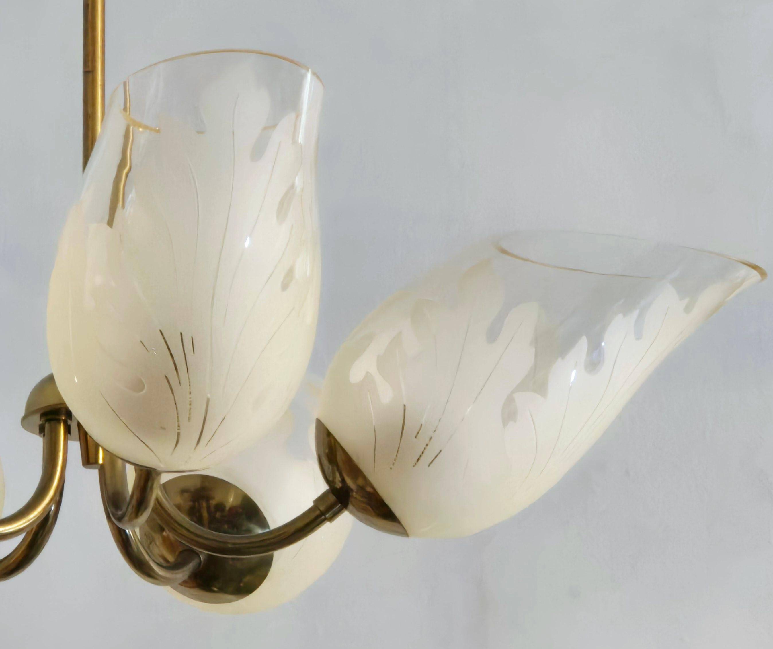 Swedish Modernity pendant by Carl Erik Bodén for Glössner, mid-1900s.