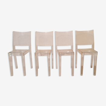 4 chairs Design Philippe Starck kartell model Marie