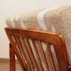 Vintage armchair in safari beige, 1965 mid-century modern design.